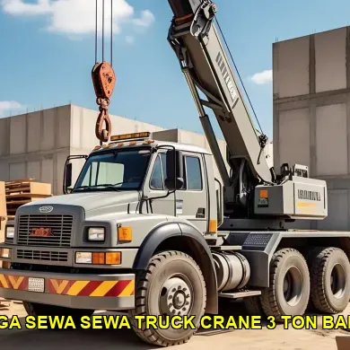 Memahami Harga Sewa Truck Crane 3 Ton di Bantul